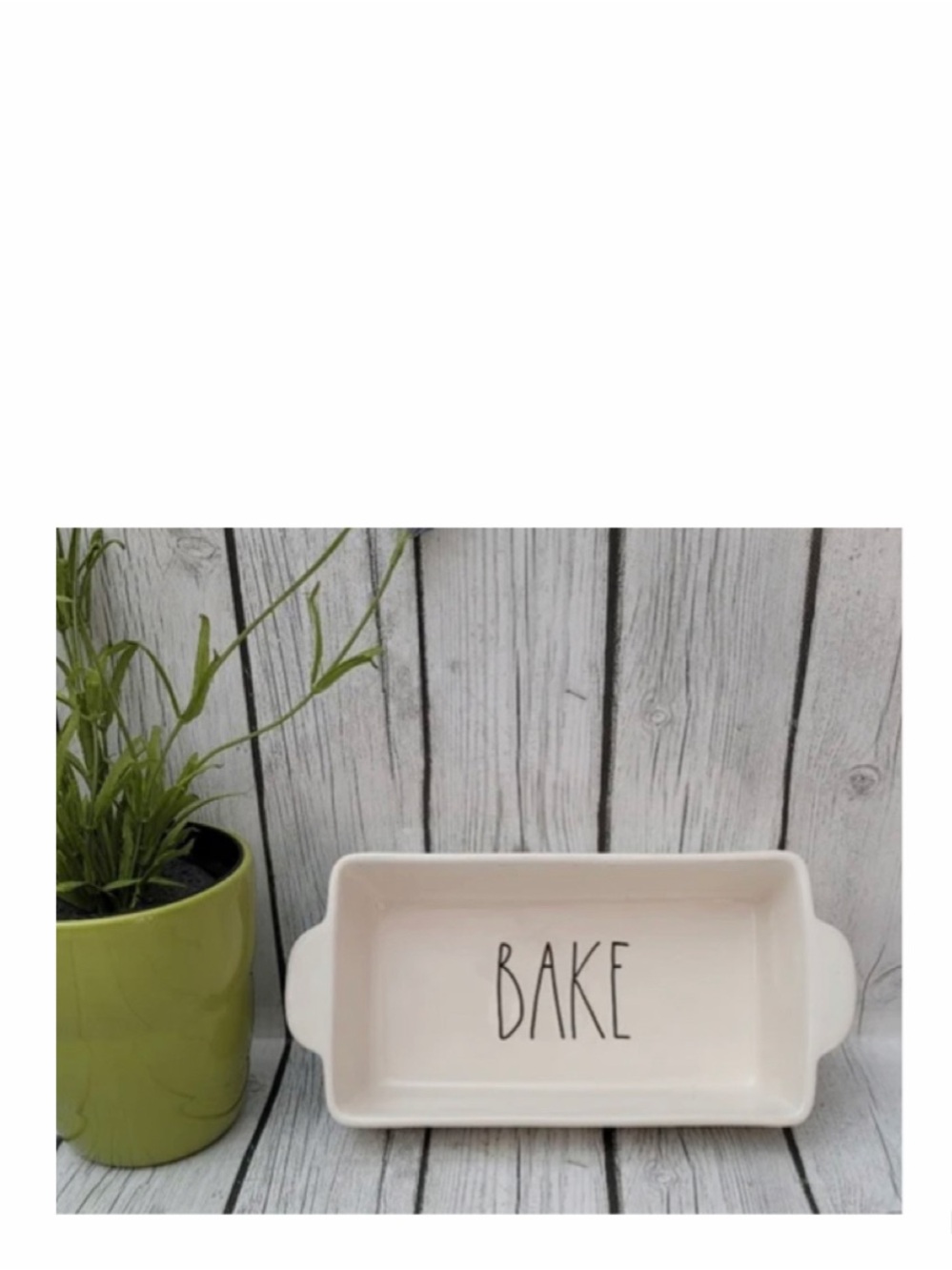 NEW Rae Dunn Bake Dish Pan Rectangular